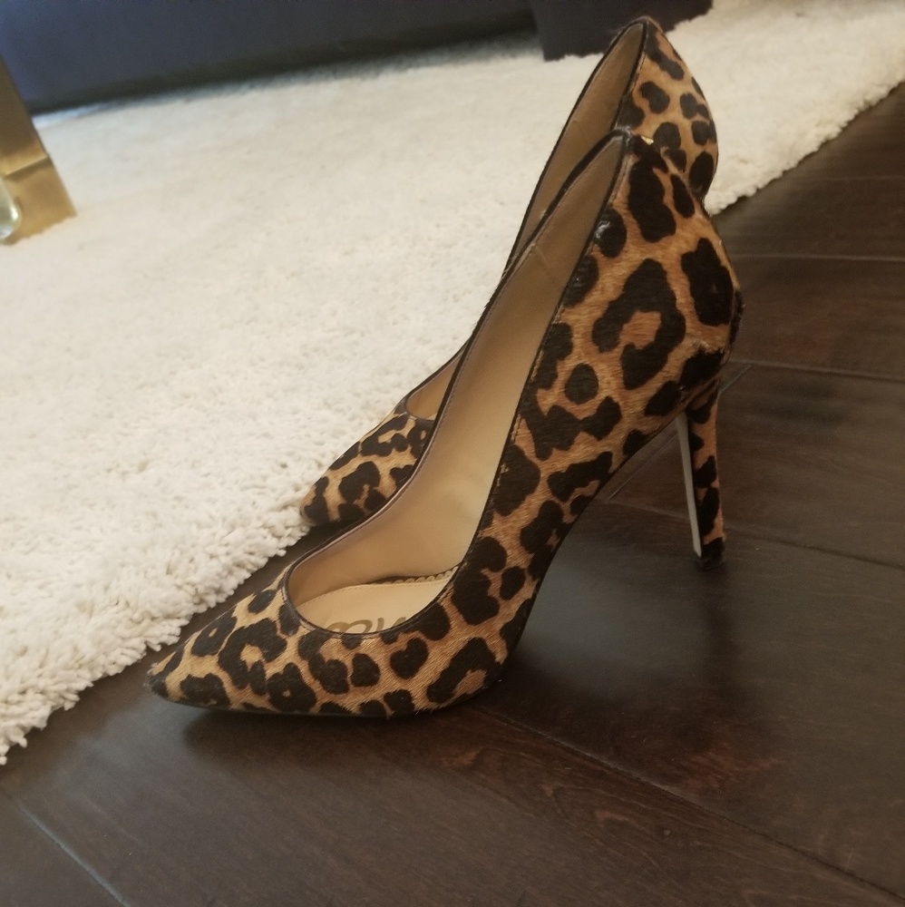 Sam Edelman Pointed Toe Leopard Print